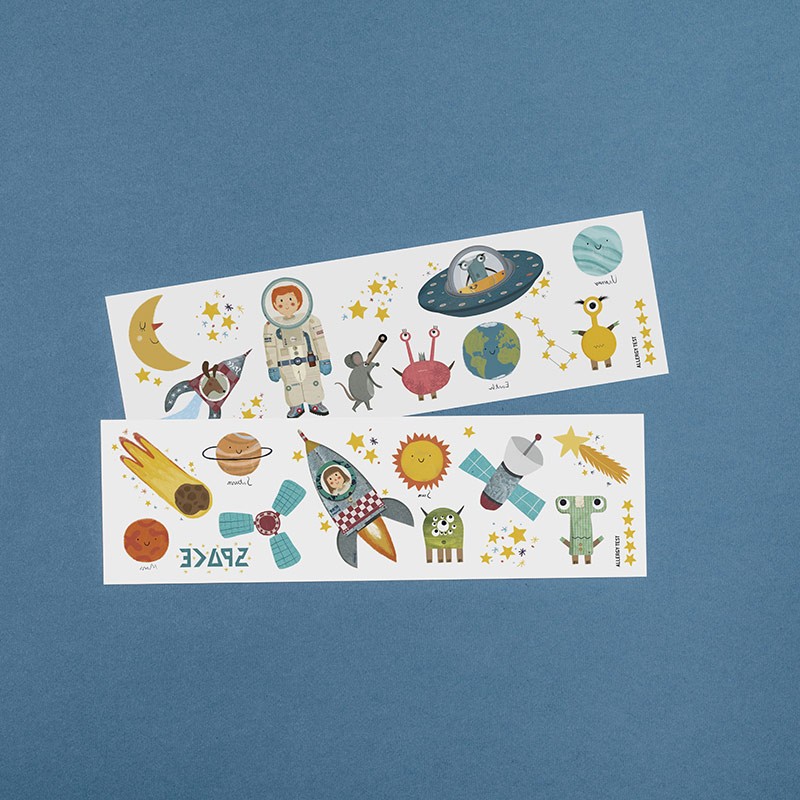 Calomanías del espacio